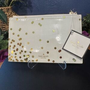 NWT Kate Spade Confetti Pencil Pouch